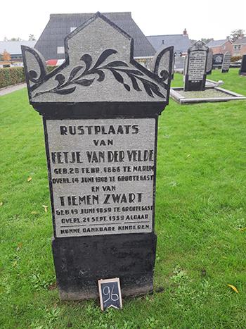 Grootegast 096 Tiemen Zwart