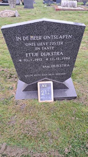 Grootegast 212 Ettje Dijkstra