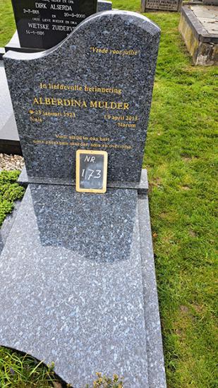 Grootegast 173 Alberdina Mulder