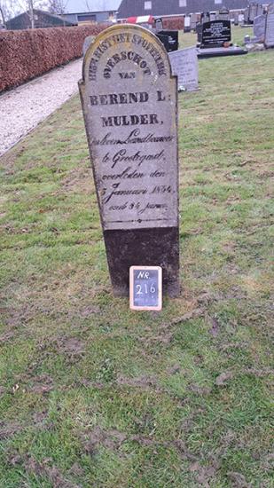 Grootegast 216 Berend Lubbes Mulder
